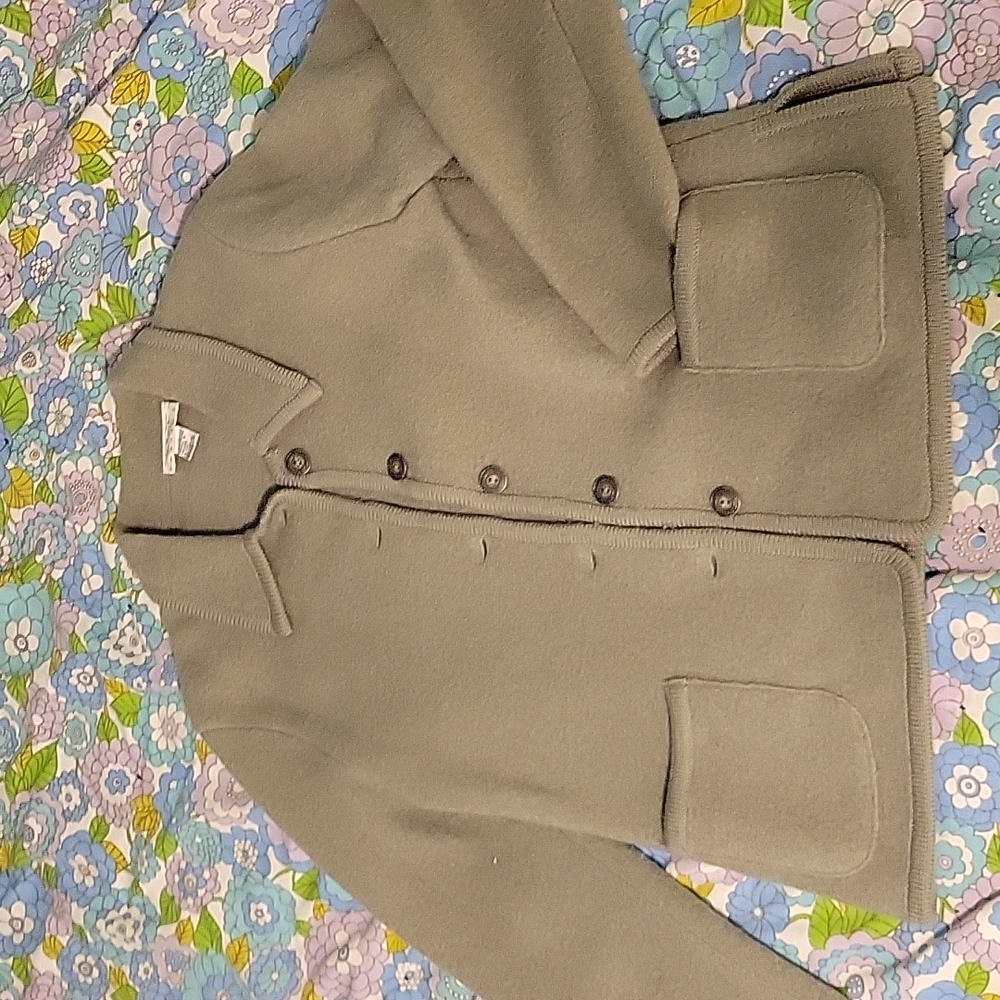 Talbot's light olive green dress jacket